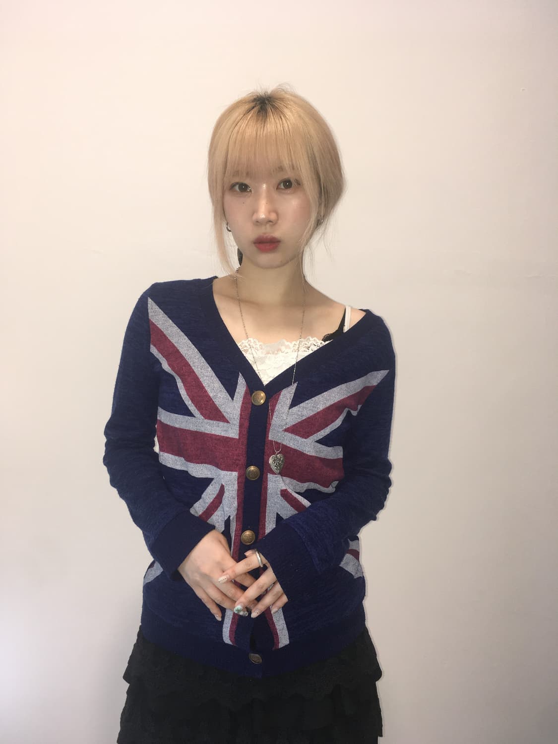 jpn vintage uk highteen cardigan  상품이미지3