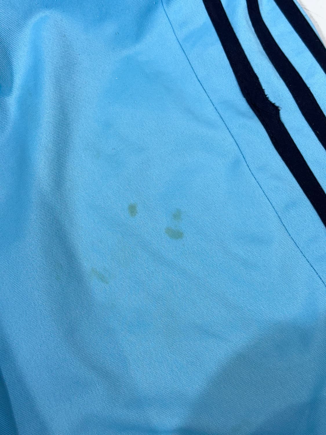 70s 아디다스 og 스카이 블루 파이어버드 대장급 와이드 팬츠 상품이미지7