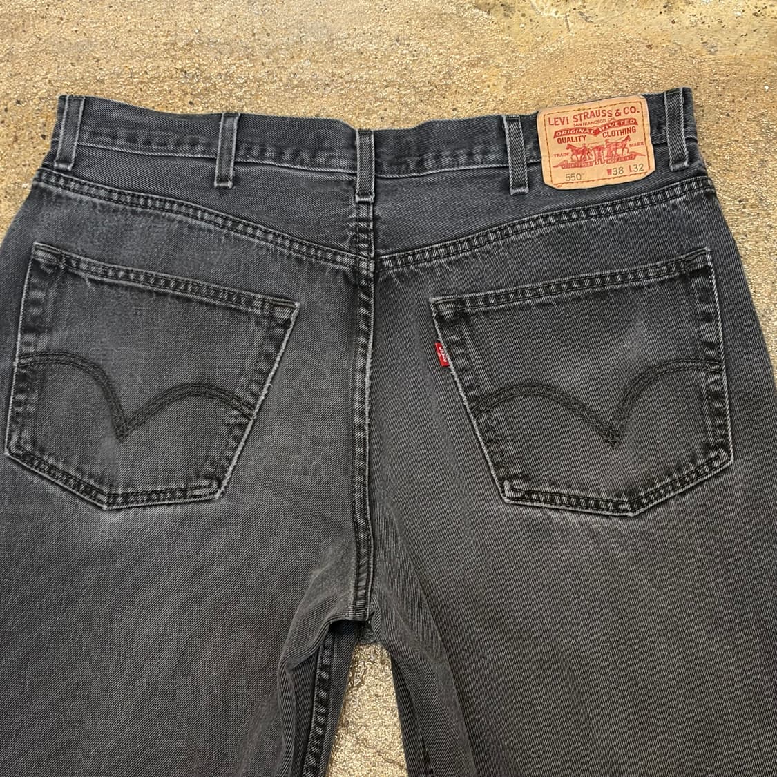 00s 미국 빈티지 리바이스 550 블랙진 청바지 상품이미지7