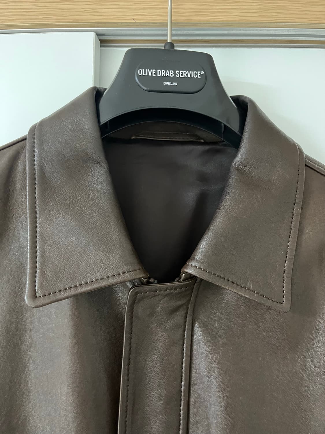 [SEW] 스테디에브리웨어 A2 레더자켓 (다크브라운) 상품이미지7