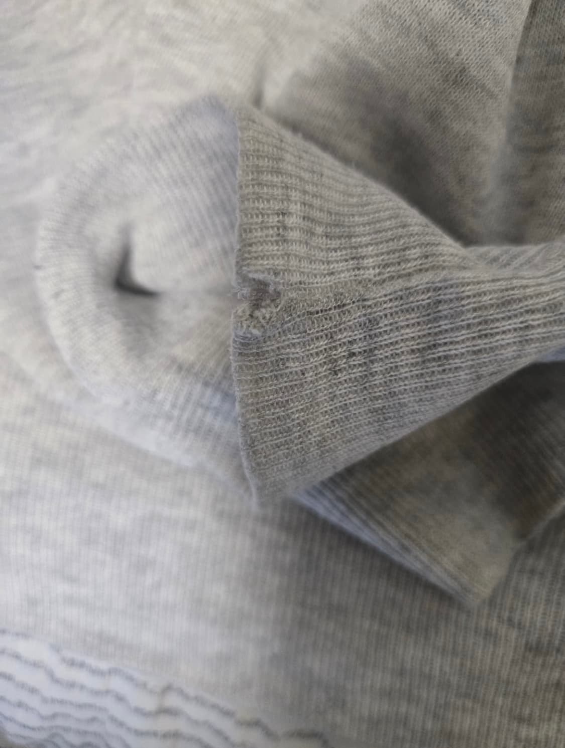 90s 러셀 스웻 셔츠 밝은 그레이 L USA 상품이미지6