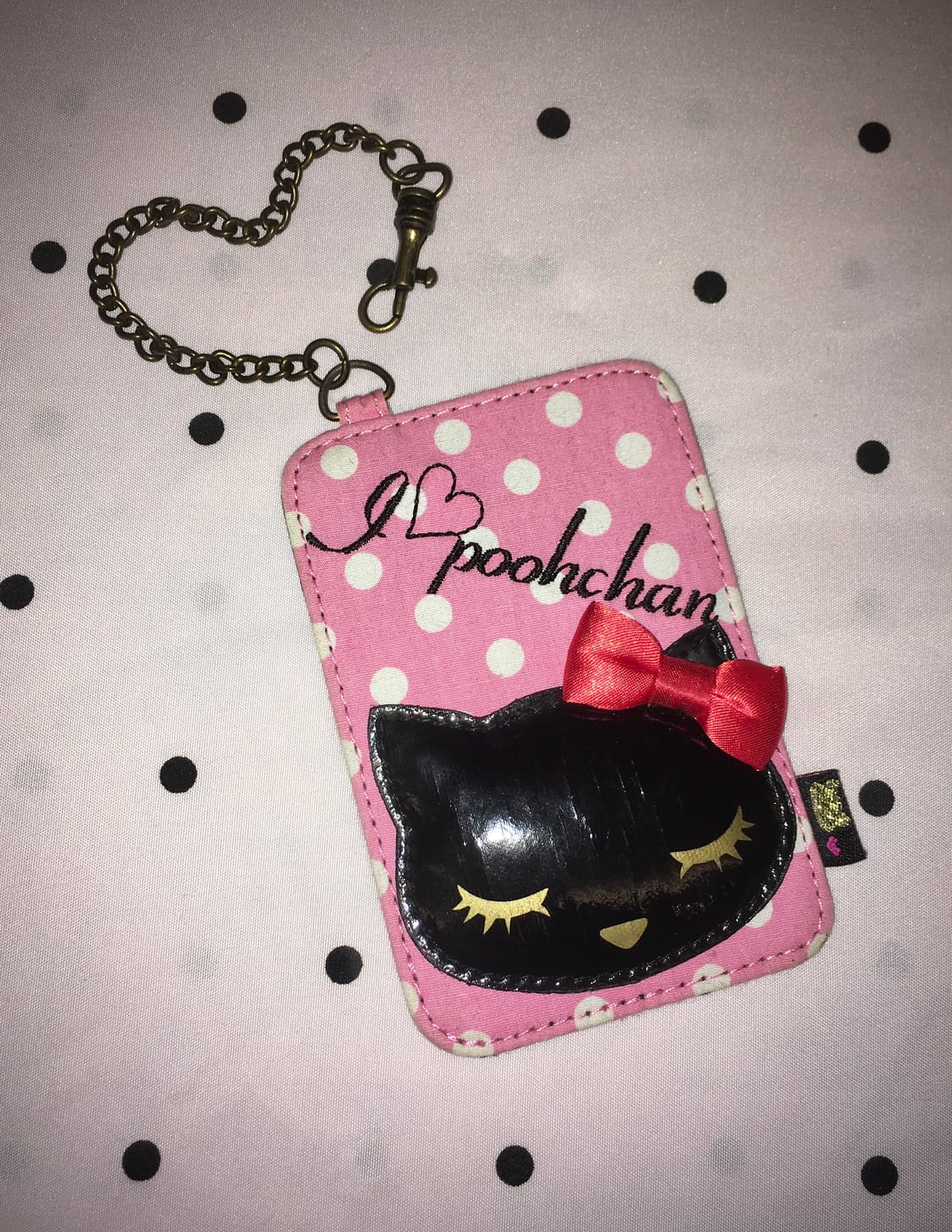 헤이세이 갸루 도트 캣 카드지갑 고전 오네갸루 상품이미지3