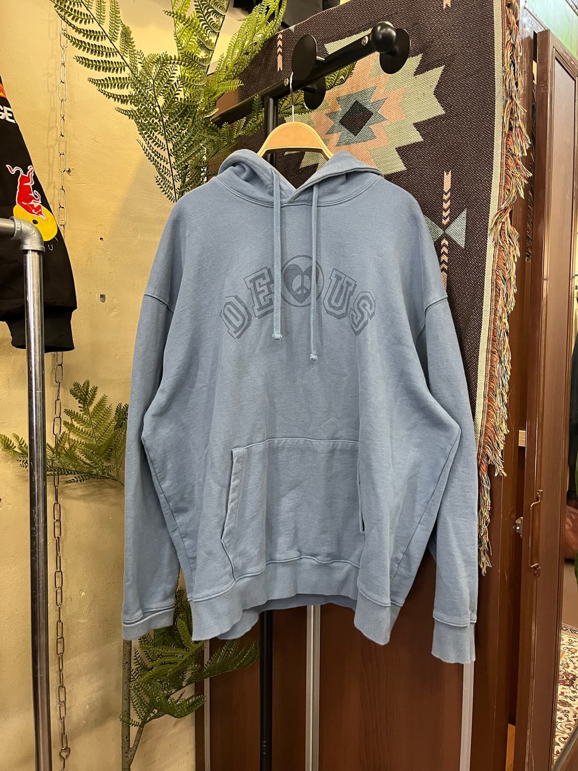 데우스 엑스 마키나 액티브 리스닝 빈티지 후드티 #csz675 상품이미지1