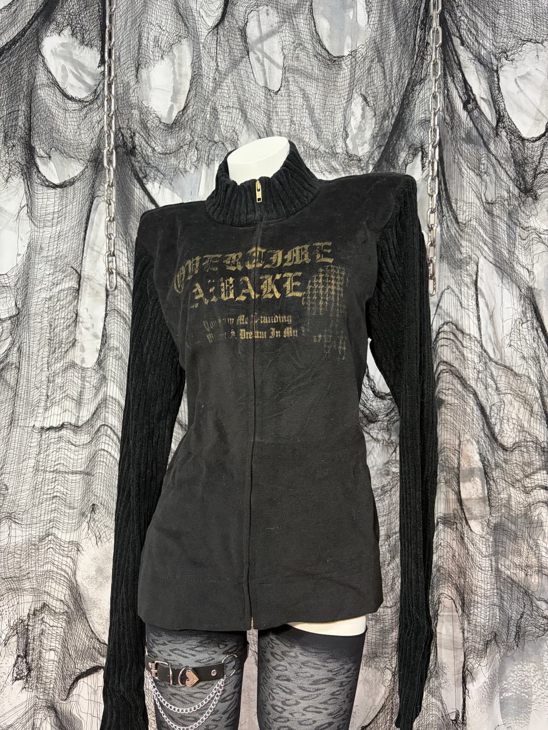 00's distorted  Velvet knit jersey 상품이미지4