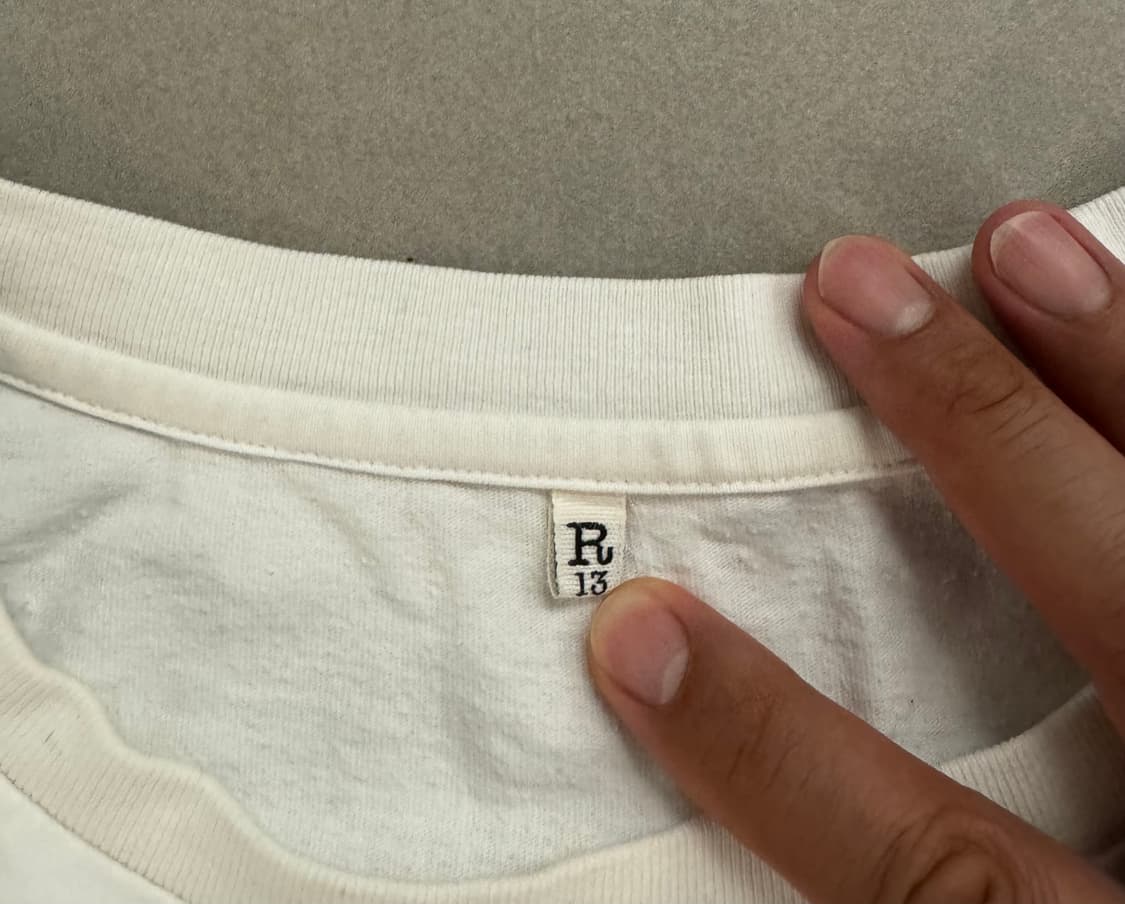 R13 커트코베인 티셔츠 XL 상품이미지3