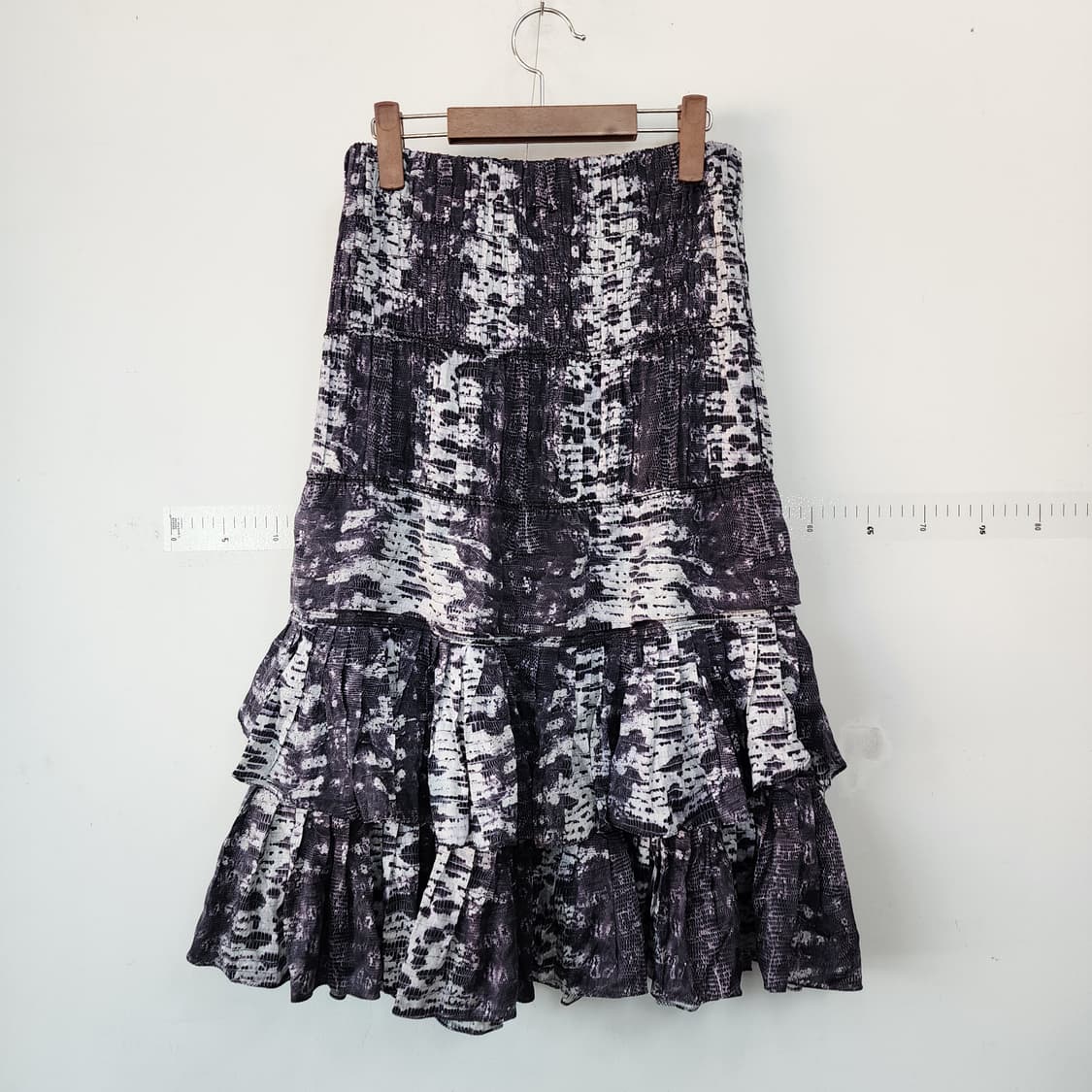 이자벨 마랑 프린트 캉캉 롱 스커트 상품이미지1