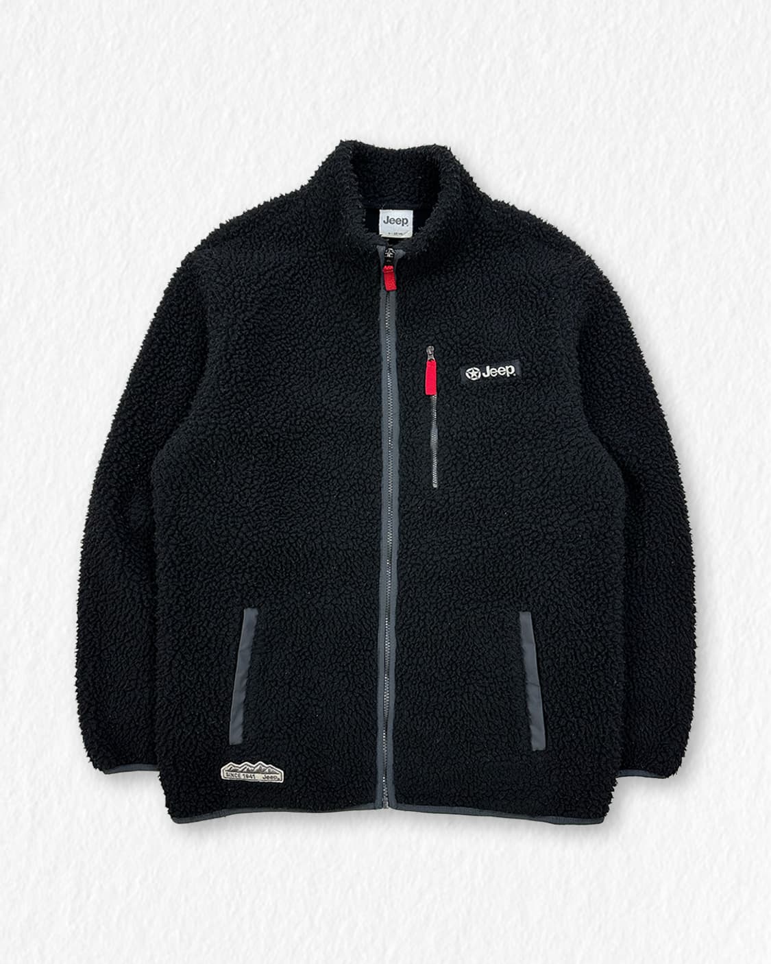 JEEP 뽀글이 자켓 블랙 상품이미지1