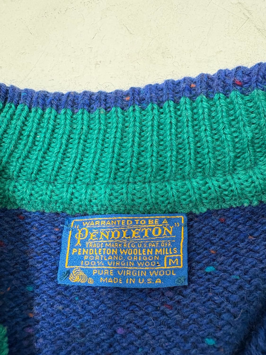 70‘s Pendleton Henley Knit sweater.  상품이미지5