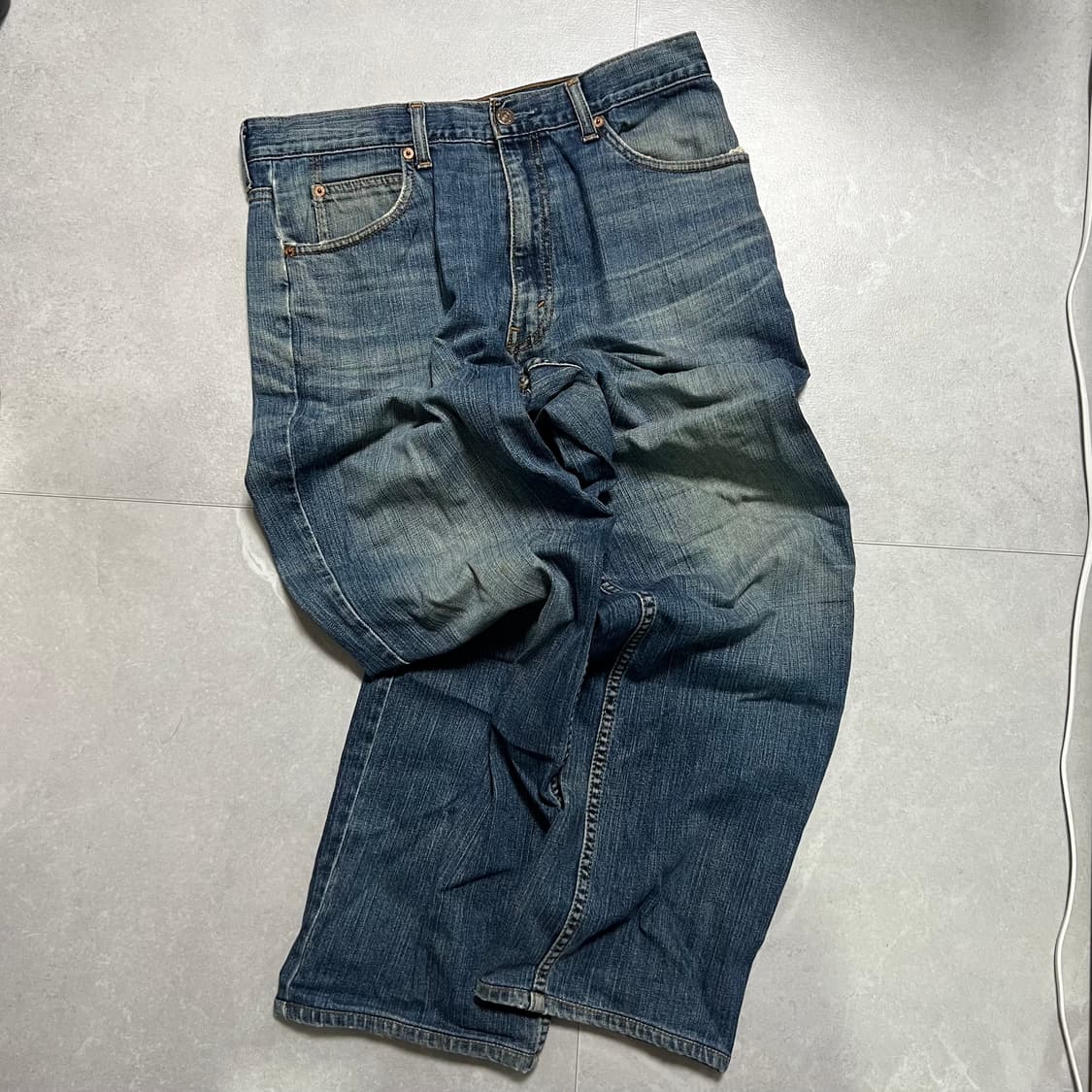 [33] 리바이스 오렌지탭 빈티지 워싱 청바지 상품이미지2