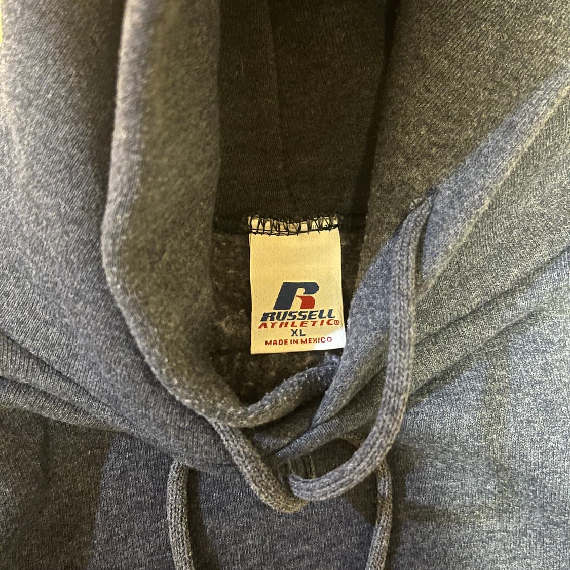 [XL] 00s 빈티지 러셀 후드 그레이블루 상품이미지2
