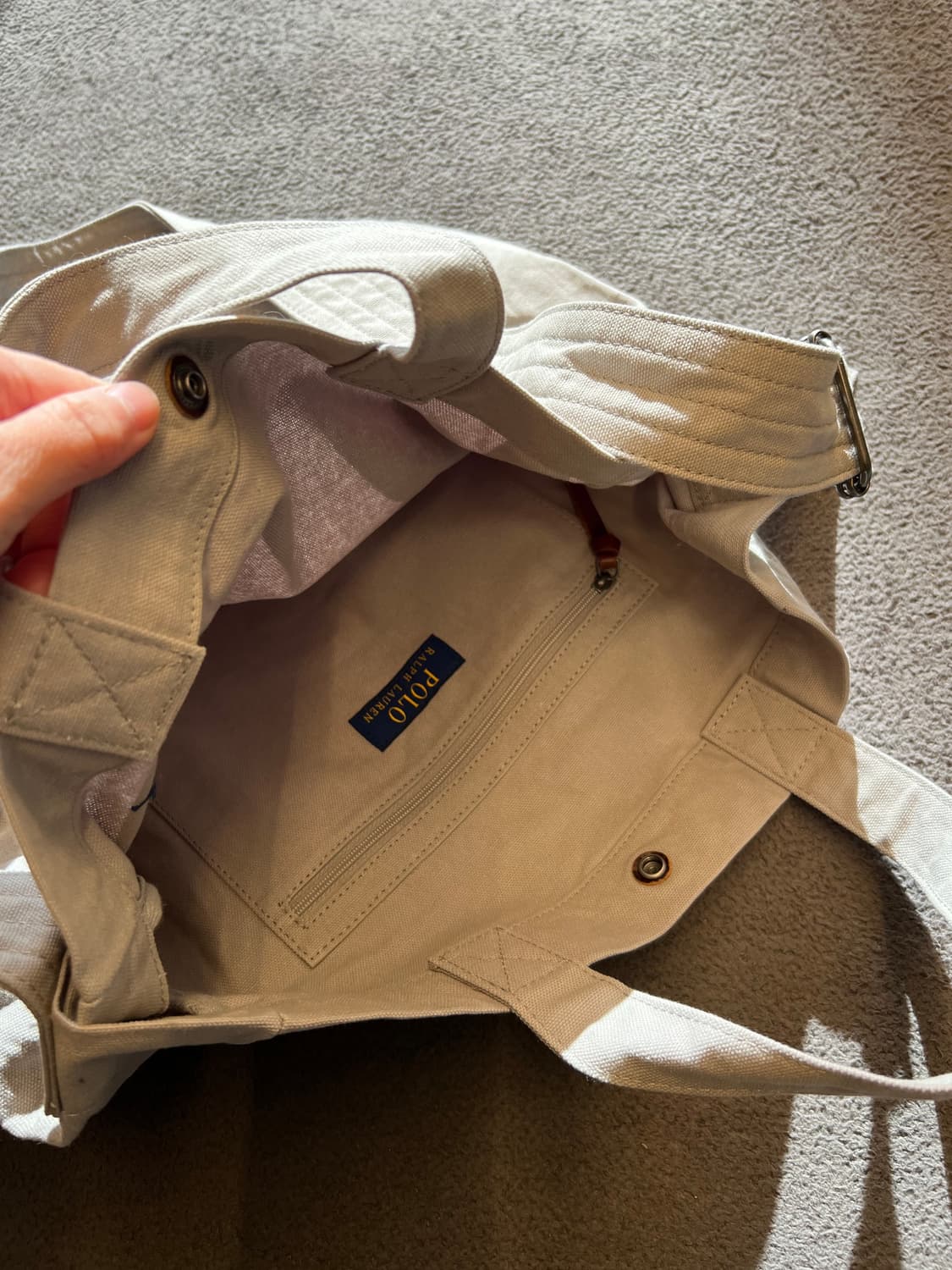 폴로 랄프로렌 쇼퍼 토트백  처분  상품이미지2