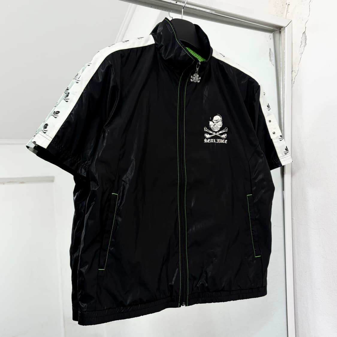 Real Race 컨버터블 스컬 윈드브레이커 자켓 상품이미지2