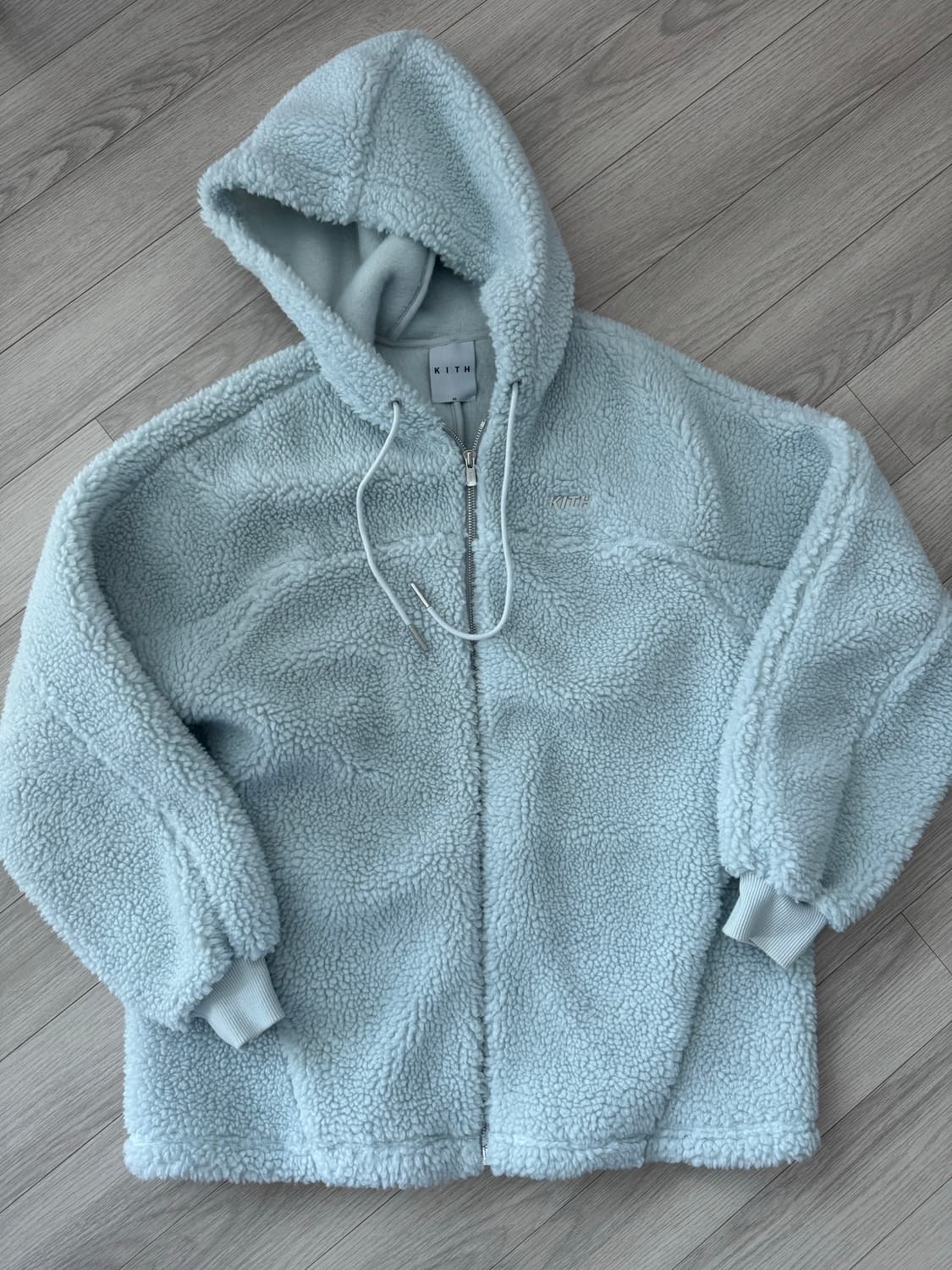 키스 시어링 집업후디 상품이미지1