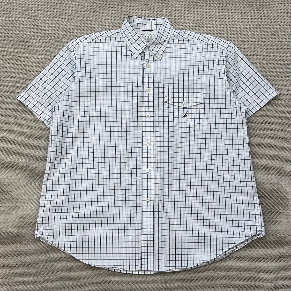 노티카 체크 하프셔츠 r3792 상품이미지1