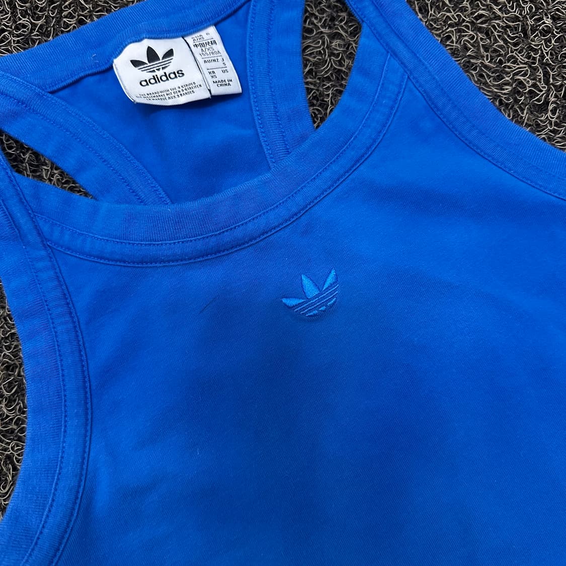 아디다스 여성 민소매 나시 블루 XS 상품이미지3