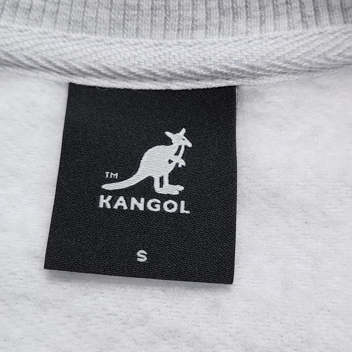 KANGOL 오트밀 맨투맨 S 상품이미지8