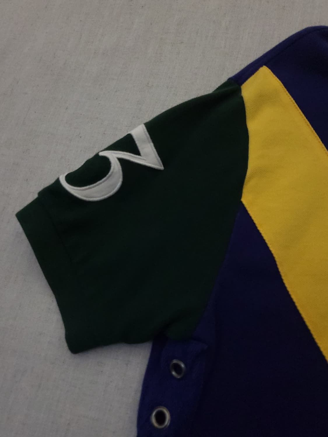 폴로 랄프로렌 컬러블럭 반팔 카라티 s 상품이미지5