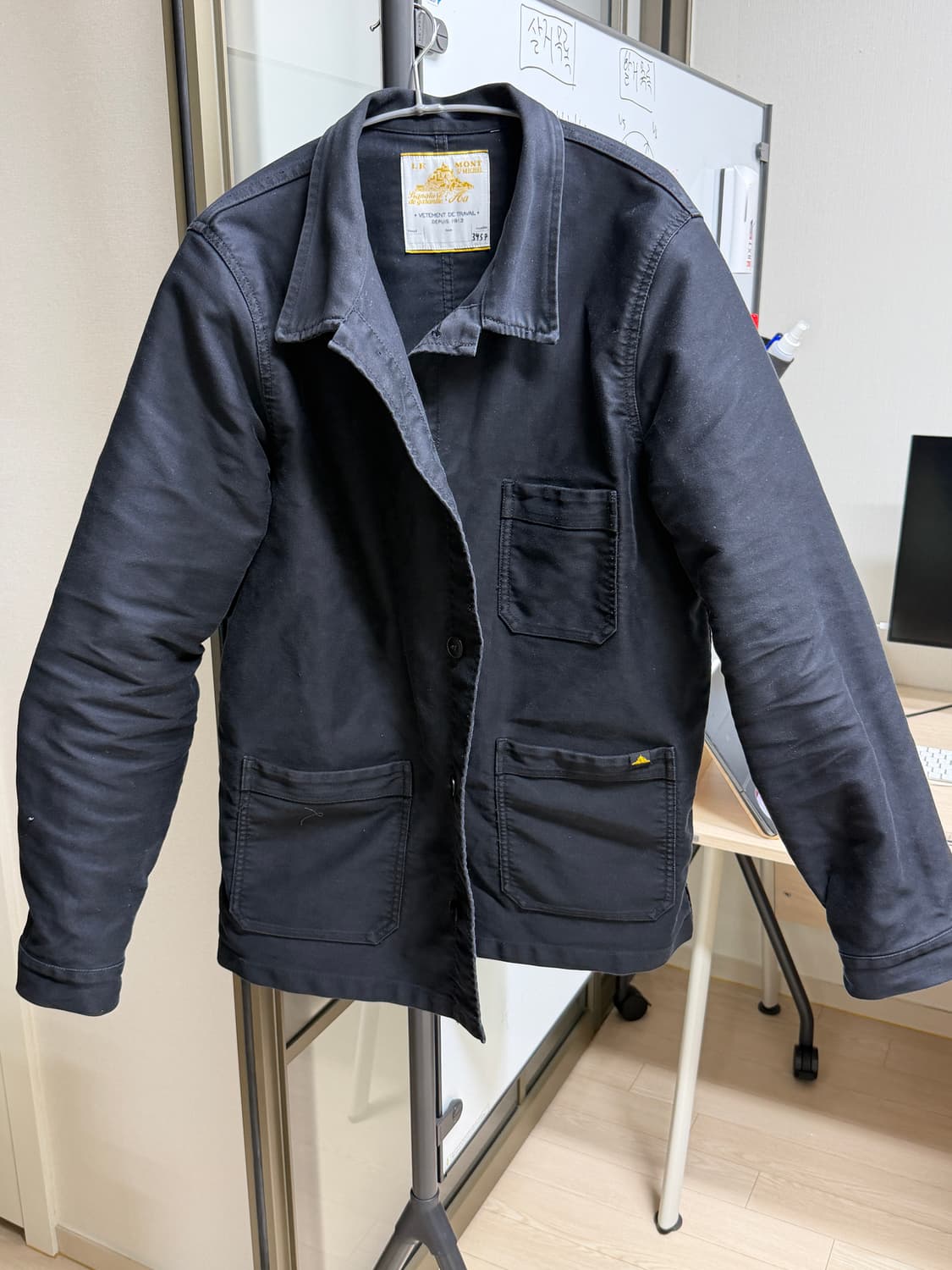 르몽생미셸 프렌치 워크자켓 블랙 50사이즈(105) 상품이미지1