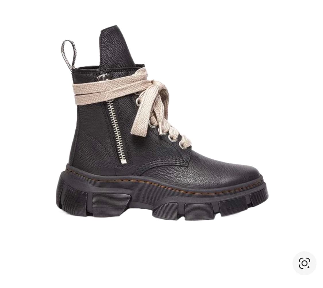 닥터마틴 x 릭 오웬스 1460 DMXL 점보 레이스 부츠 블랙 상품이미지1