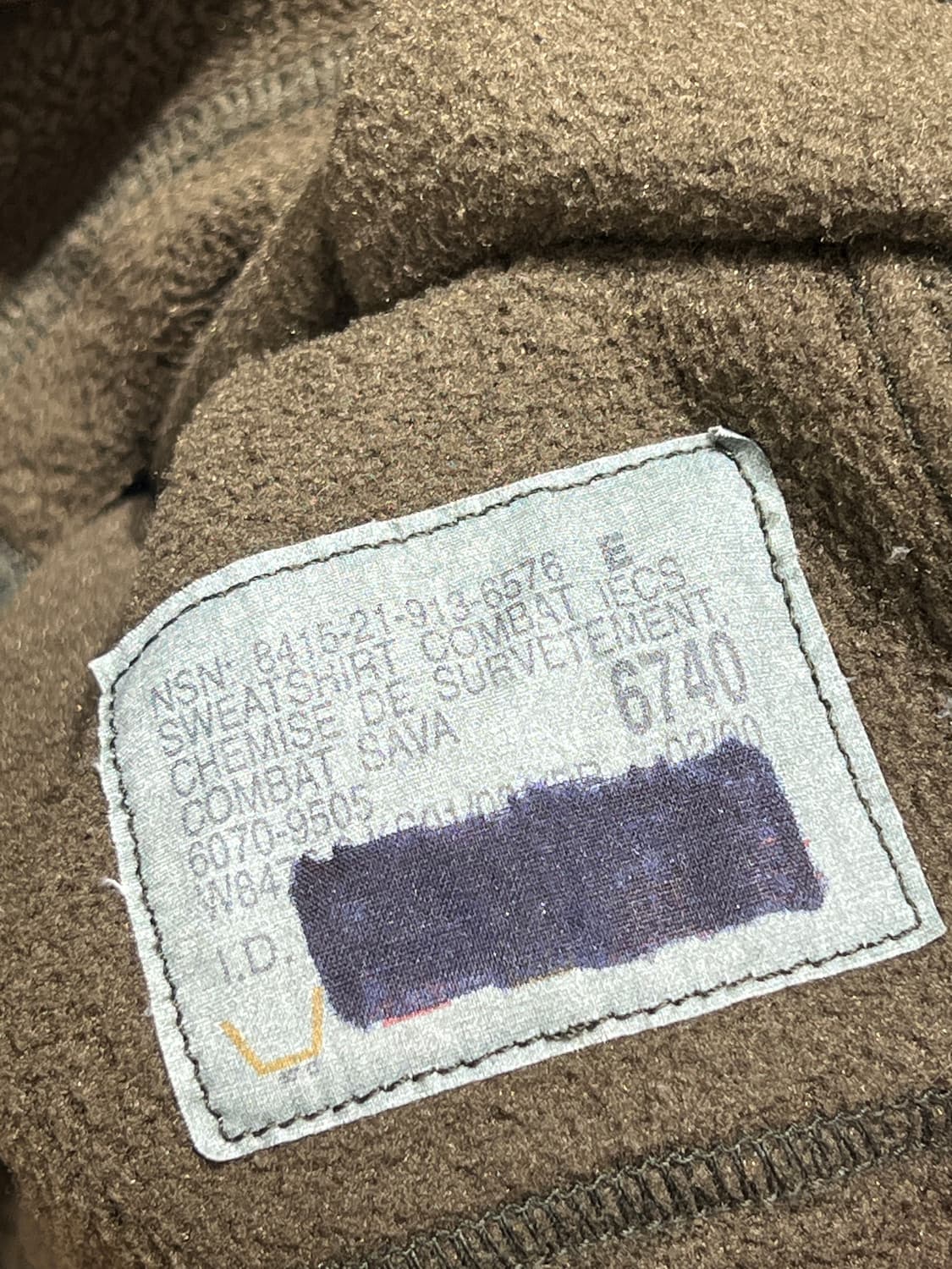 90‘s Canadian Army fleece Jacket 상품이미지4