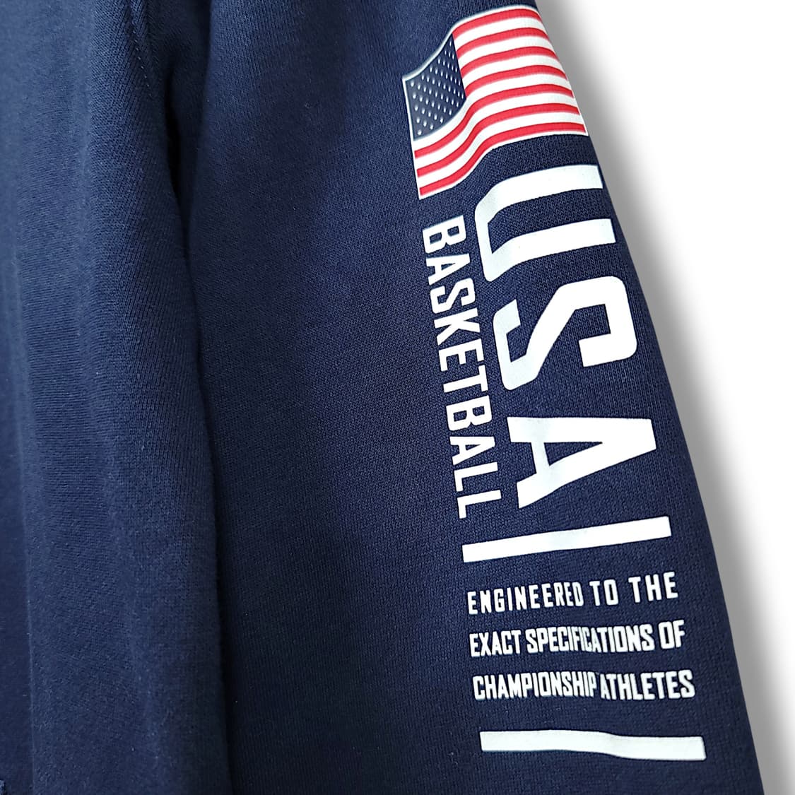 [M] 나이키 네이비 USA 바스켓볼 클럽기모 후드티셔츠 상품이미지5