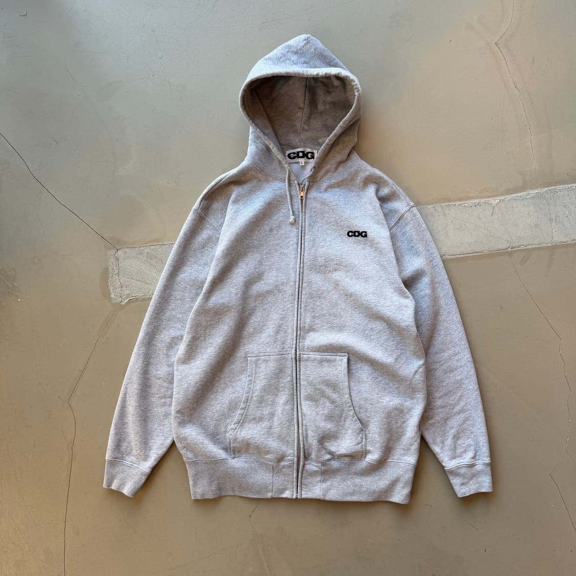 CDG 로고 후드 집업 상품이미지2