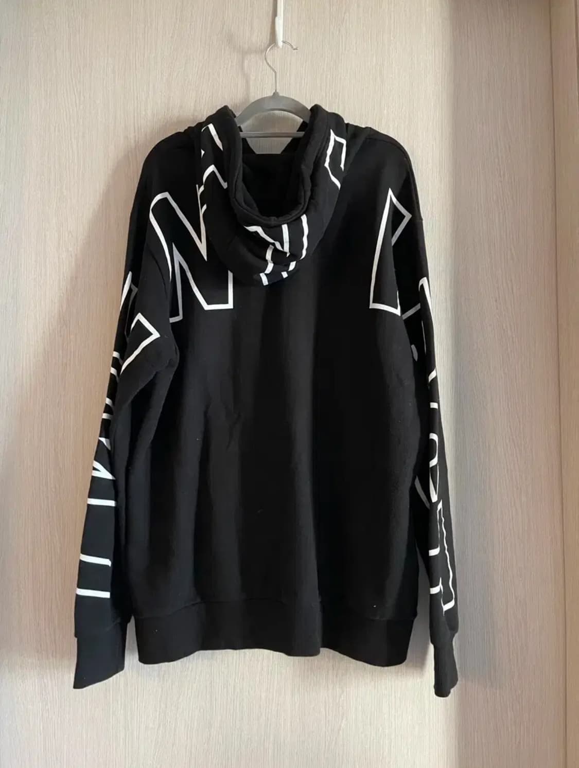 Human made 휴먼메이드 검정색 후드티 프린팅 상품이미지2