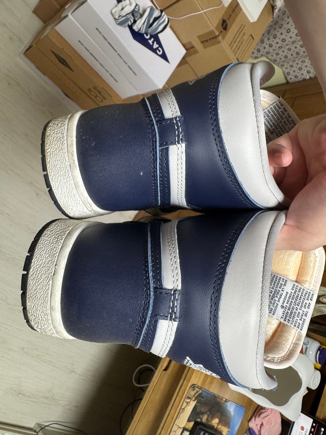 조던 1 하이 컬리지 니이비(조지타운) 상품이미지7