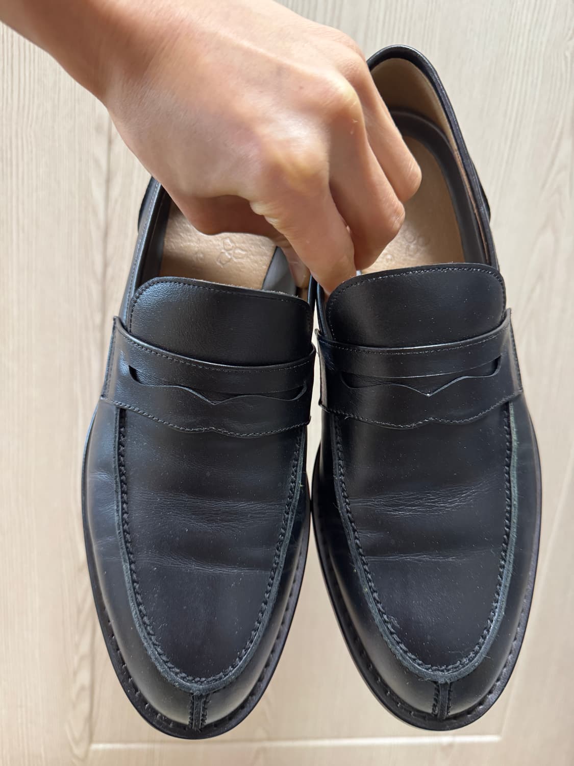 코엔크릿 남성 블랙 로퍼 265mm 상품이미지1