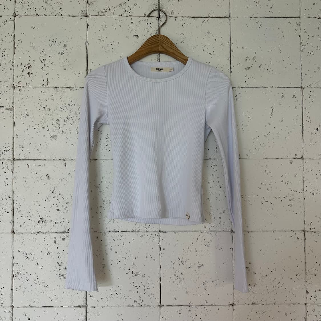 우먼S 글로니 골지 긴팔티 상품이미지1