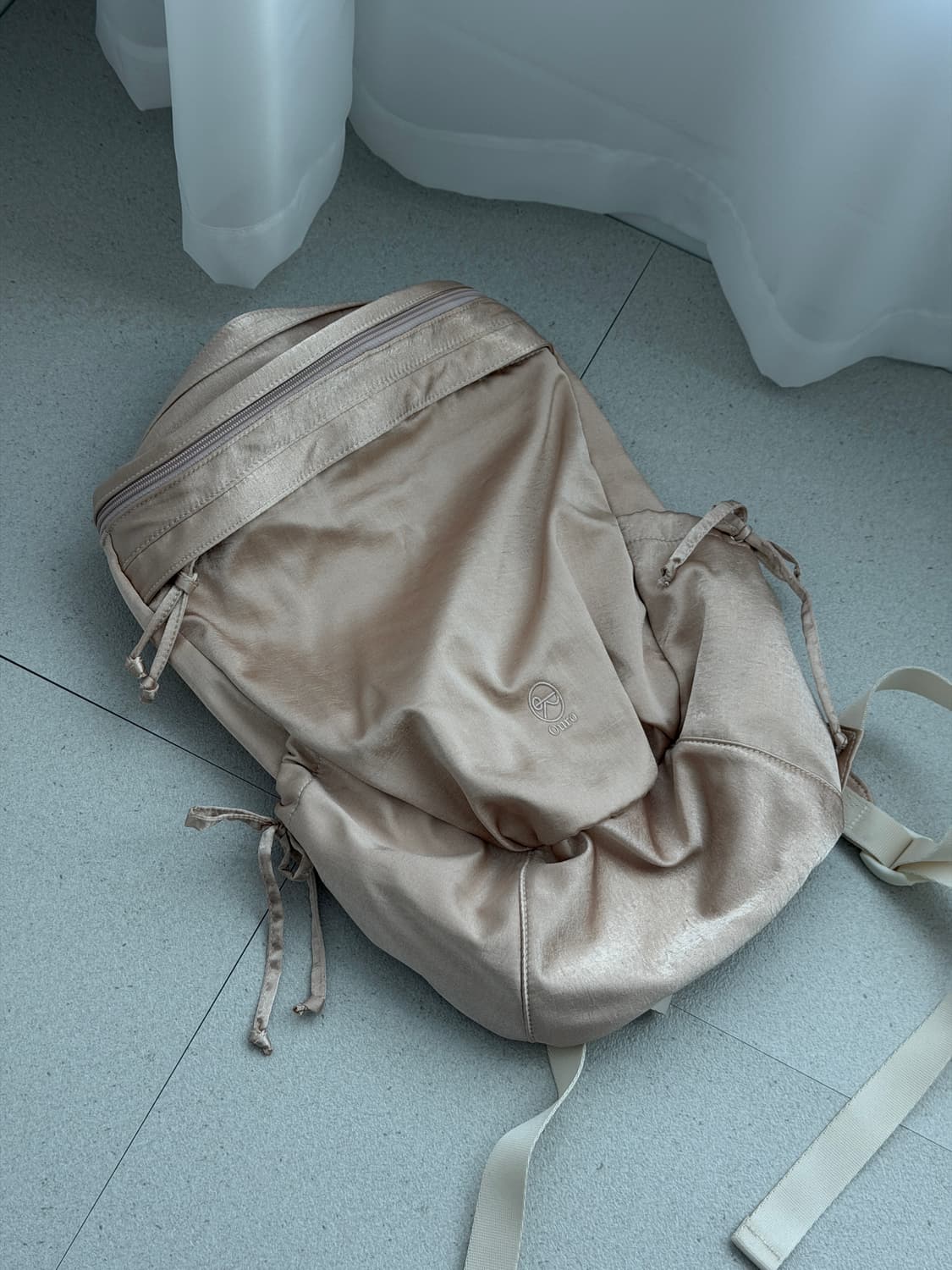 아우로 발레코어백팩_ 페일핑크(새틴) 상품이미지5