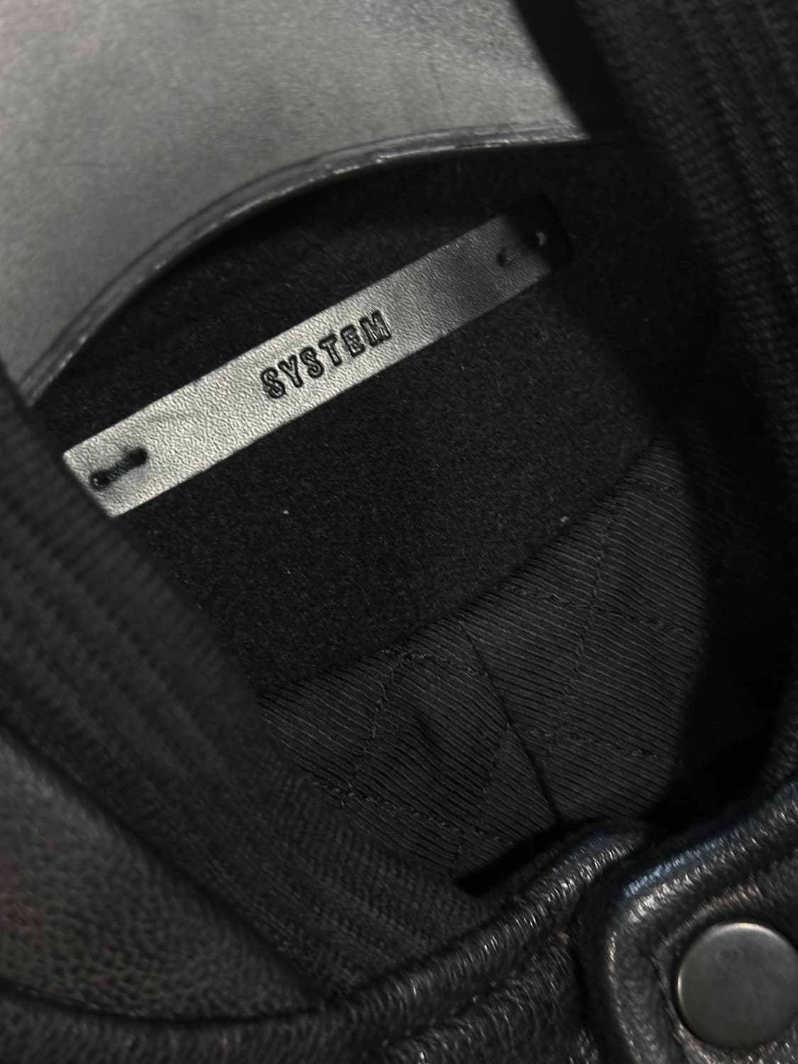 시스템옴므 염소가죽 바시티 자켓 처분  상품이미지4