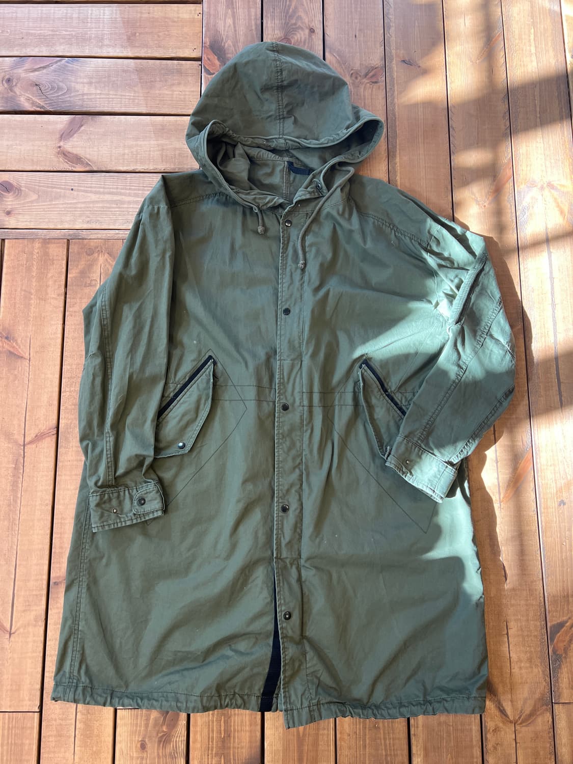 카키 롱 파카 상품이미지7