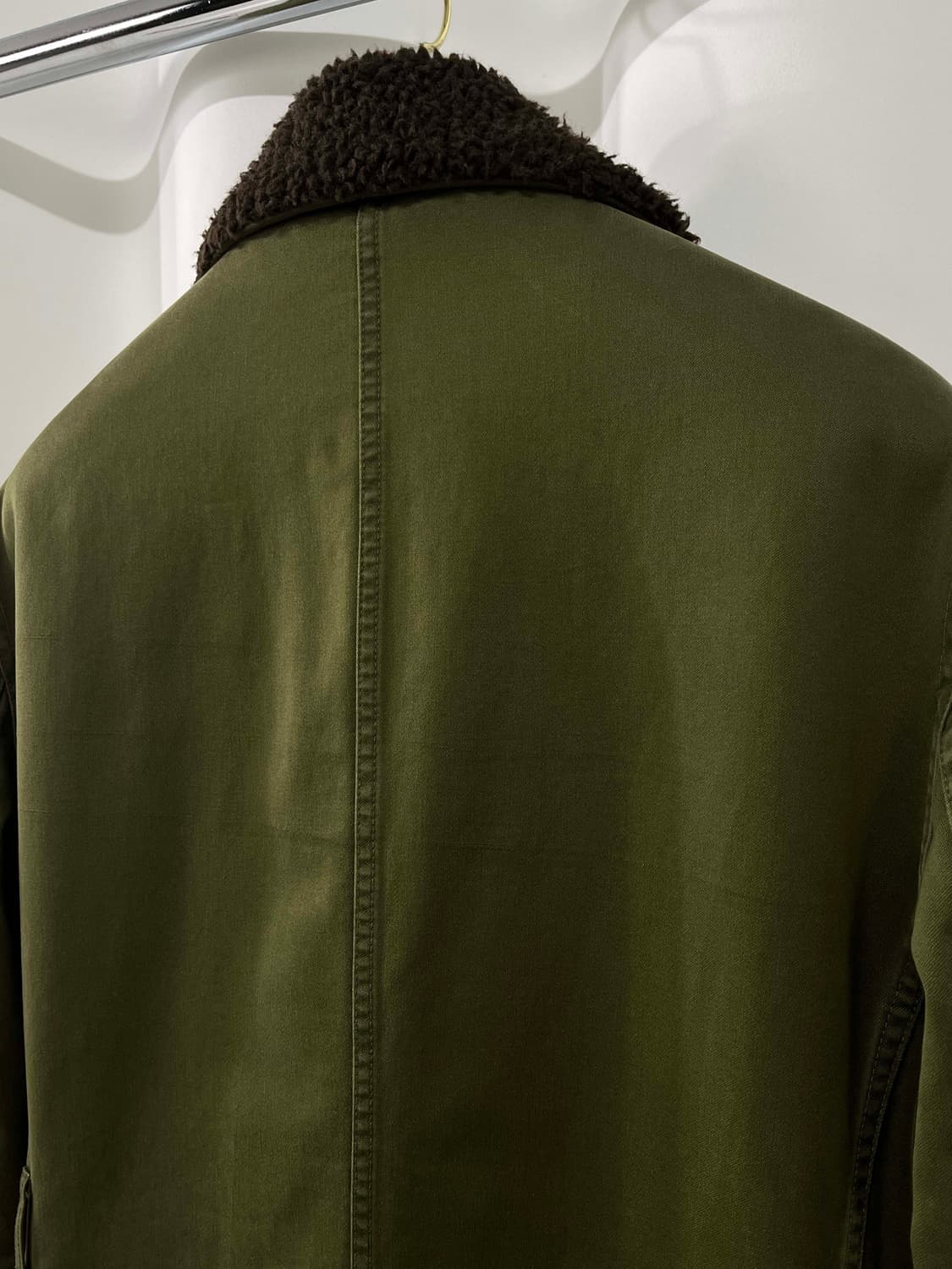 폴로 랄프로렌 디스트레스드 올리브 시어링 매키노 쉐르파 데크자켓 상품이미지7