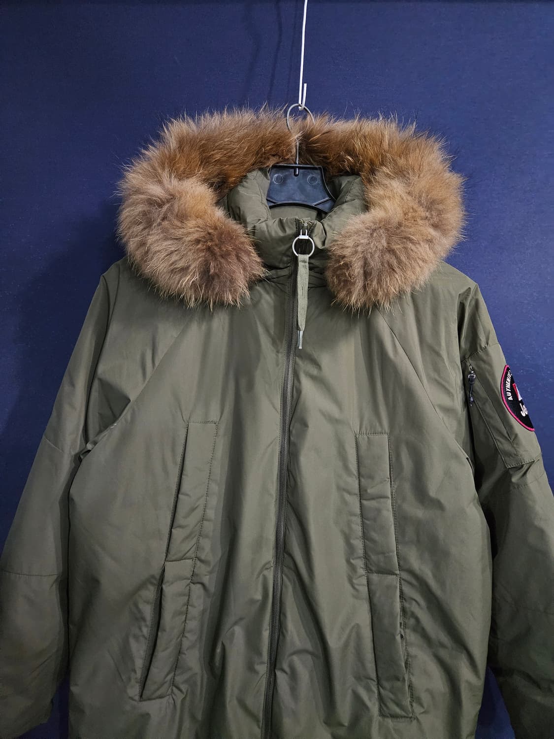 지프 카키컬러 남성 95 덕다운 패딩  상품이미지7