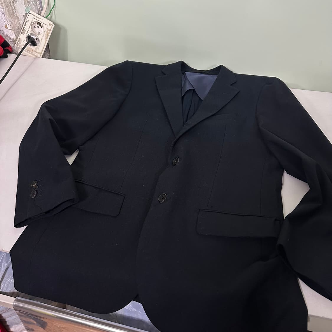 M 95 니나리치 다크네이비 모 싱글 블레이져 상품이미지3