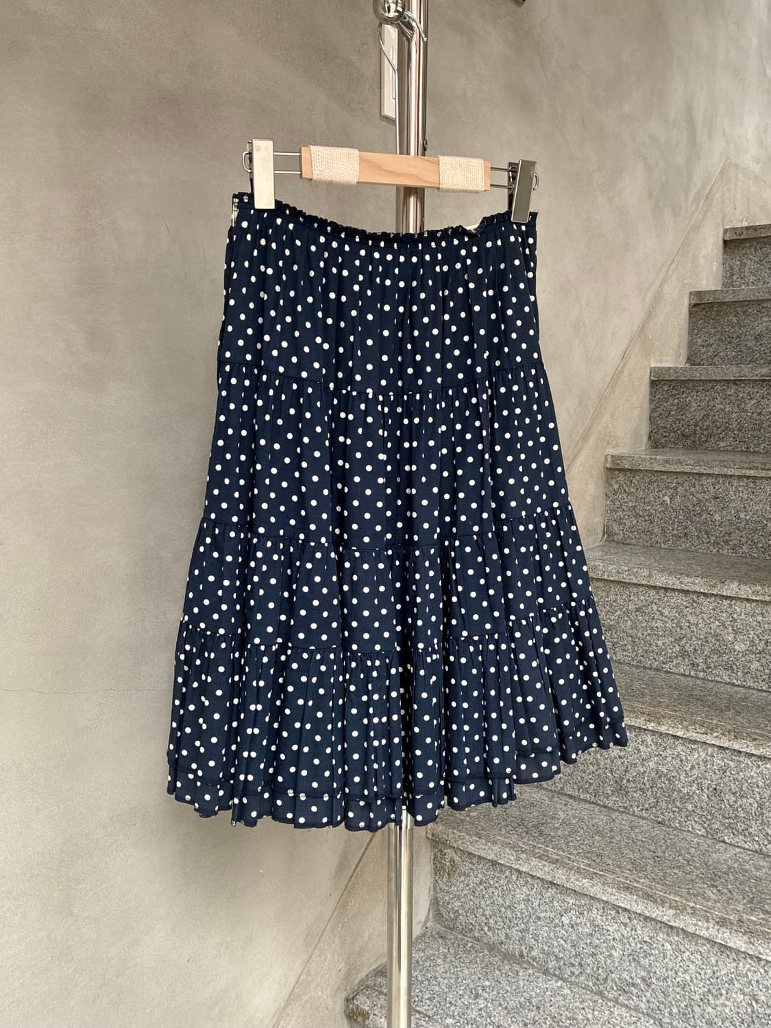 꼼데가르송 도트 플리츠 스커트 상품이미지4