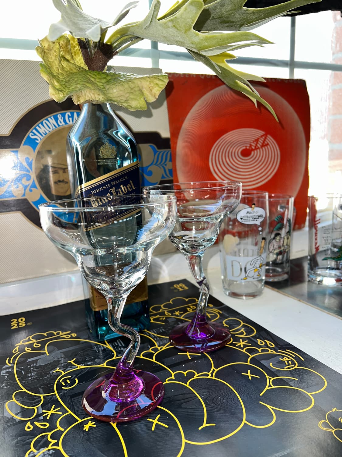 90s Libbey Z twist Stem Margarita Glass 상품이미지2