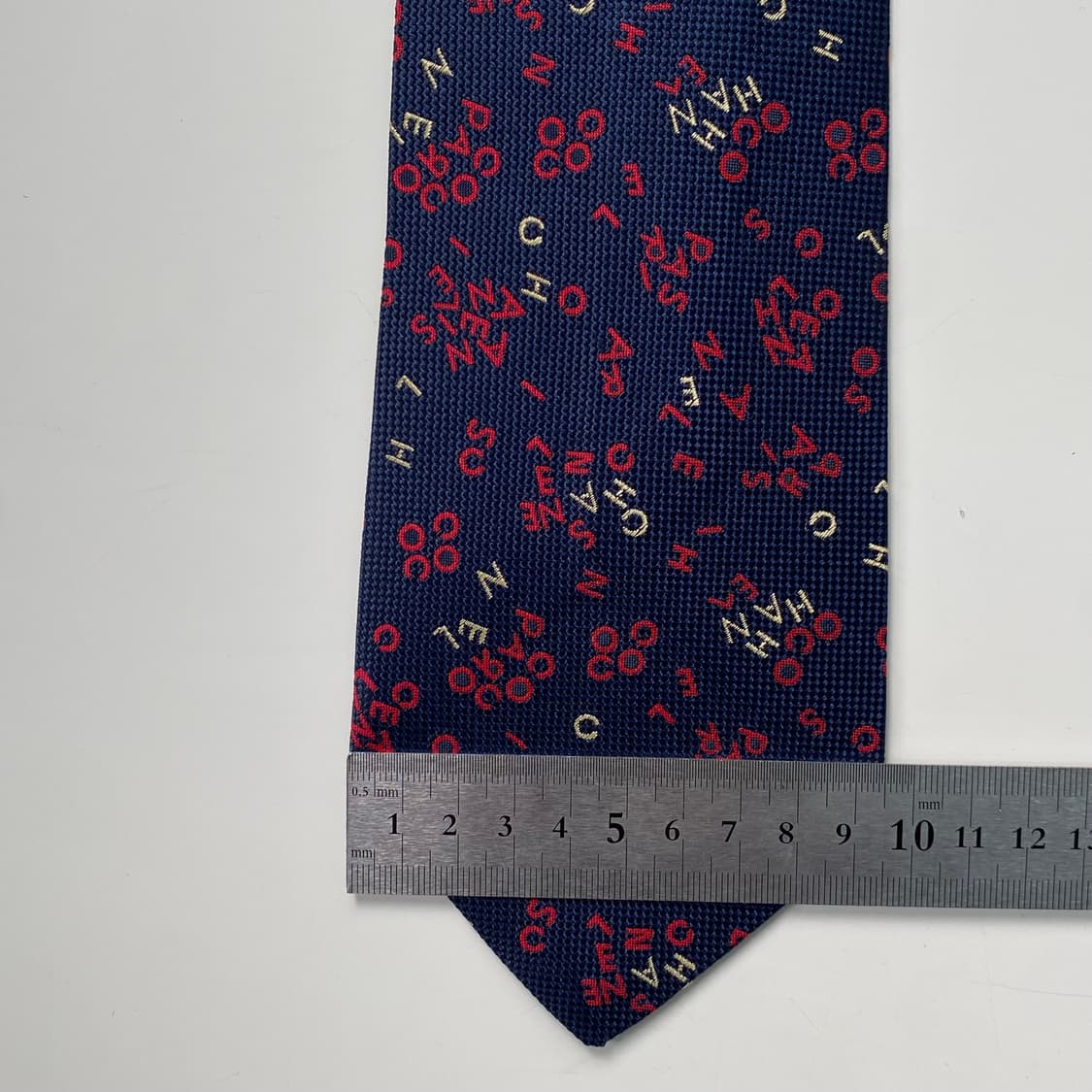 샤넬(CHANEL) 영문 모노그램 명품 정품 넥타이 상품이미지8