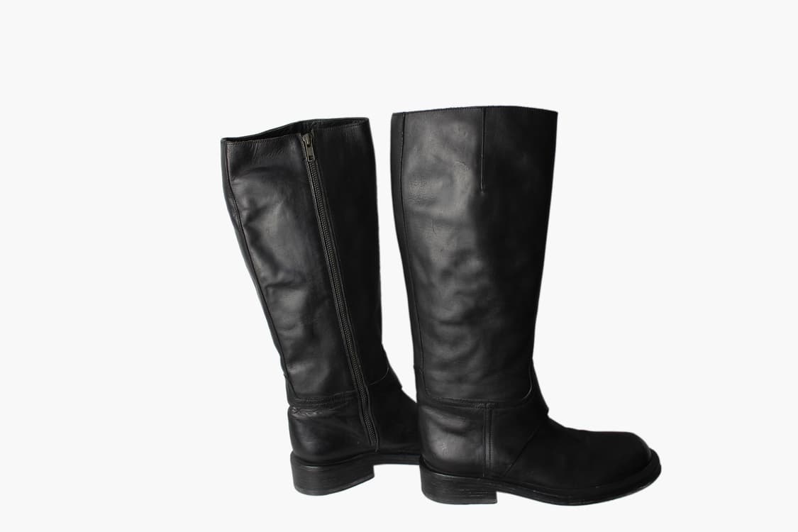 2000s Ann Demeulemeester 앤드뮐미스터  레더 롱부츠 상품이미지7