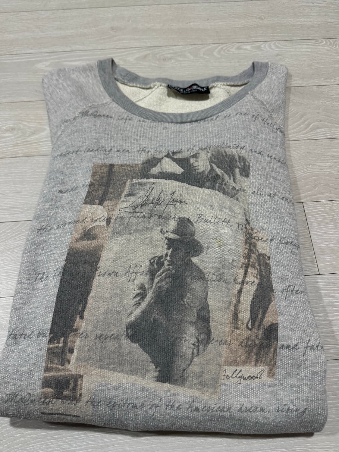 돌체앤가바나 스티브 멕퀸 프린팅 맨투맨 상품이미지2