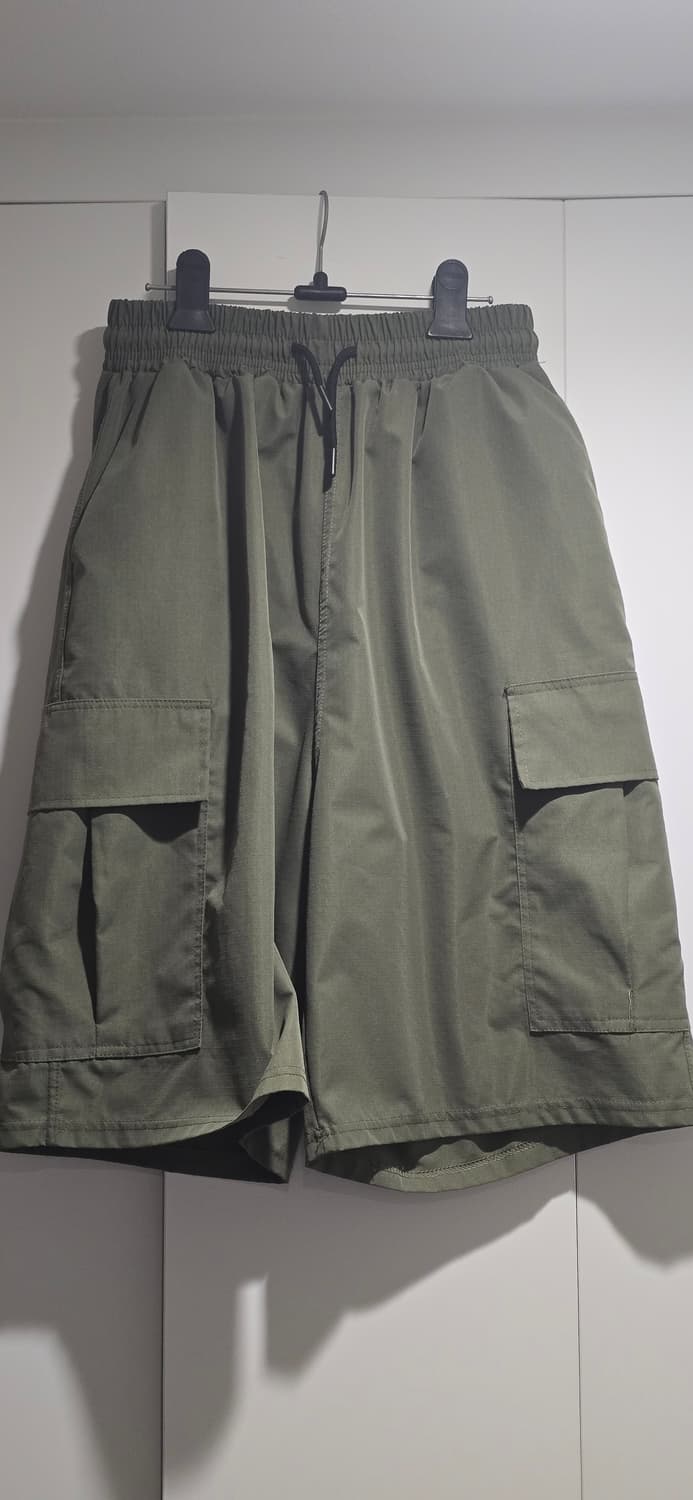 빅카고 카키 밴딩 버뮤다 팬츠 상품이미지1