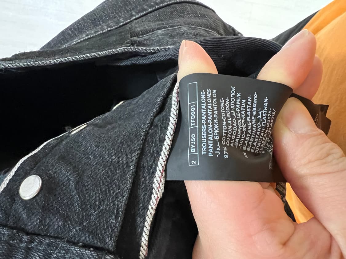 톰포드 TFD001 블랙진 슬림핏 30사이즈 상품이미지7