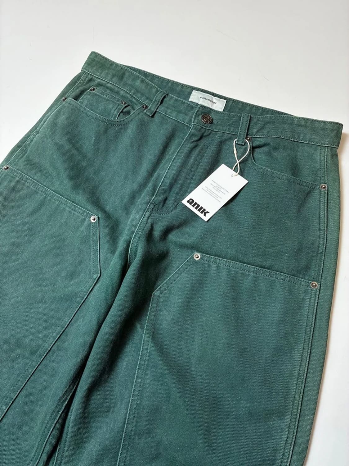 커스텀멜로우 24ss 피그먼트 더블니 팬츠 PN9153 상품이미지2