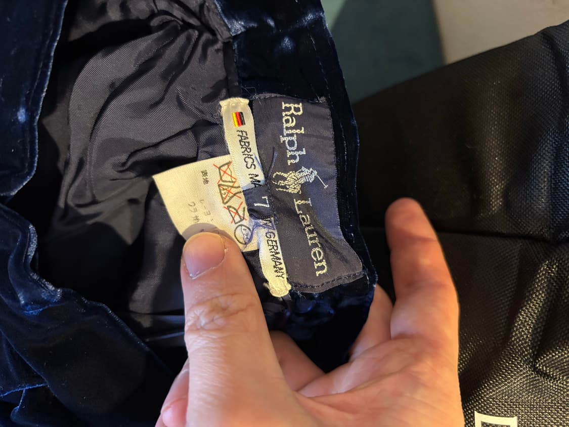 폴로 네이비 벨벳 여성용 블레이저 셋업 상품이미지9