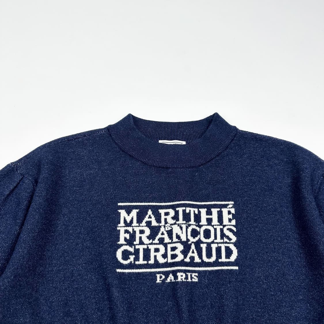 마리떼 프랑소와 저버 네이비 우먼 크롭 니트 (Free 여성추천) 상품이미지1