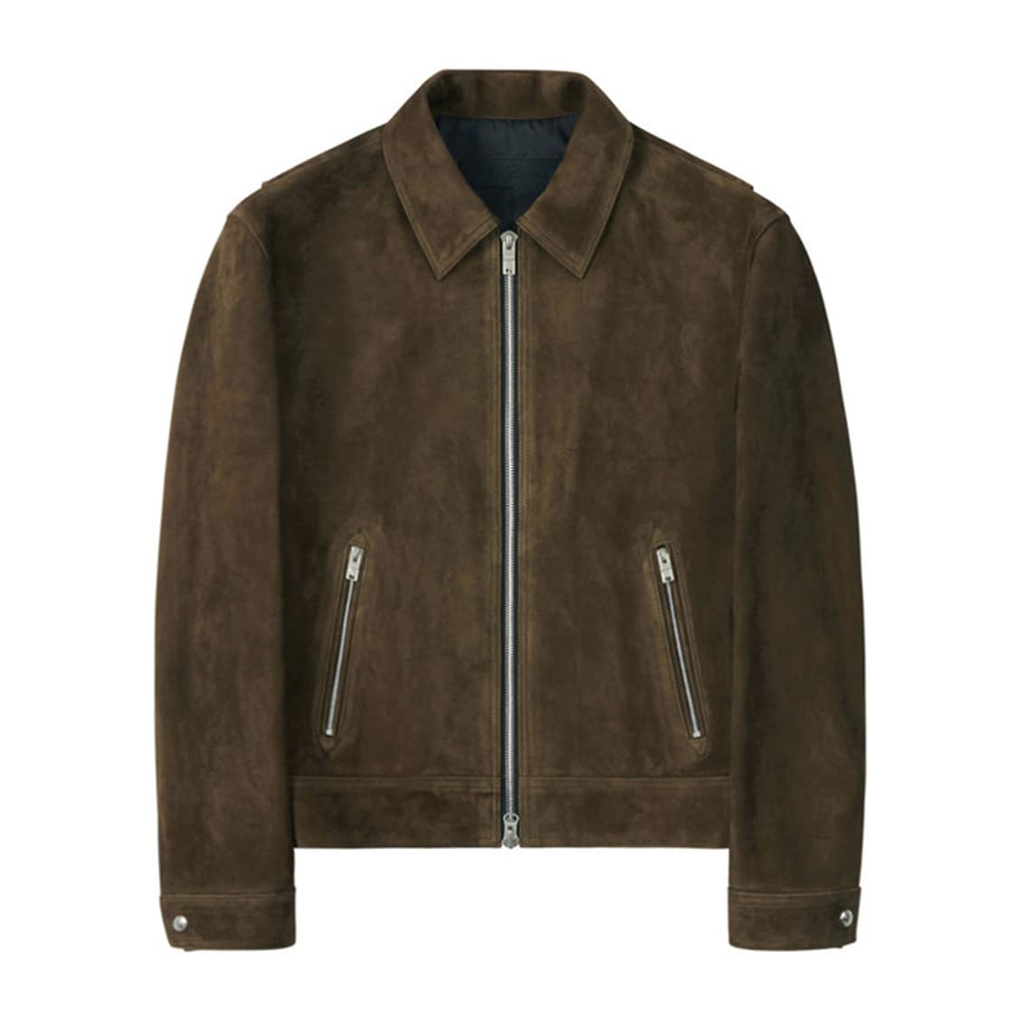 느와르 라르메스 스탠다드 스웨이드 자켓 카키브라운 48 상품이미지5