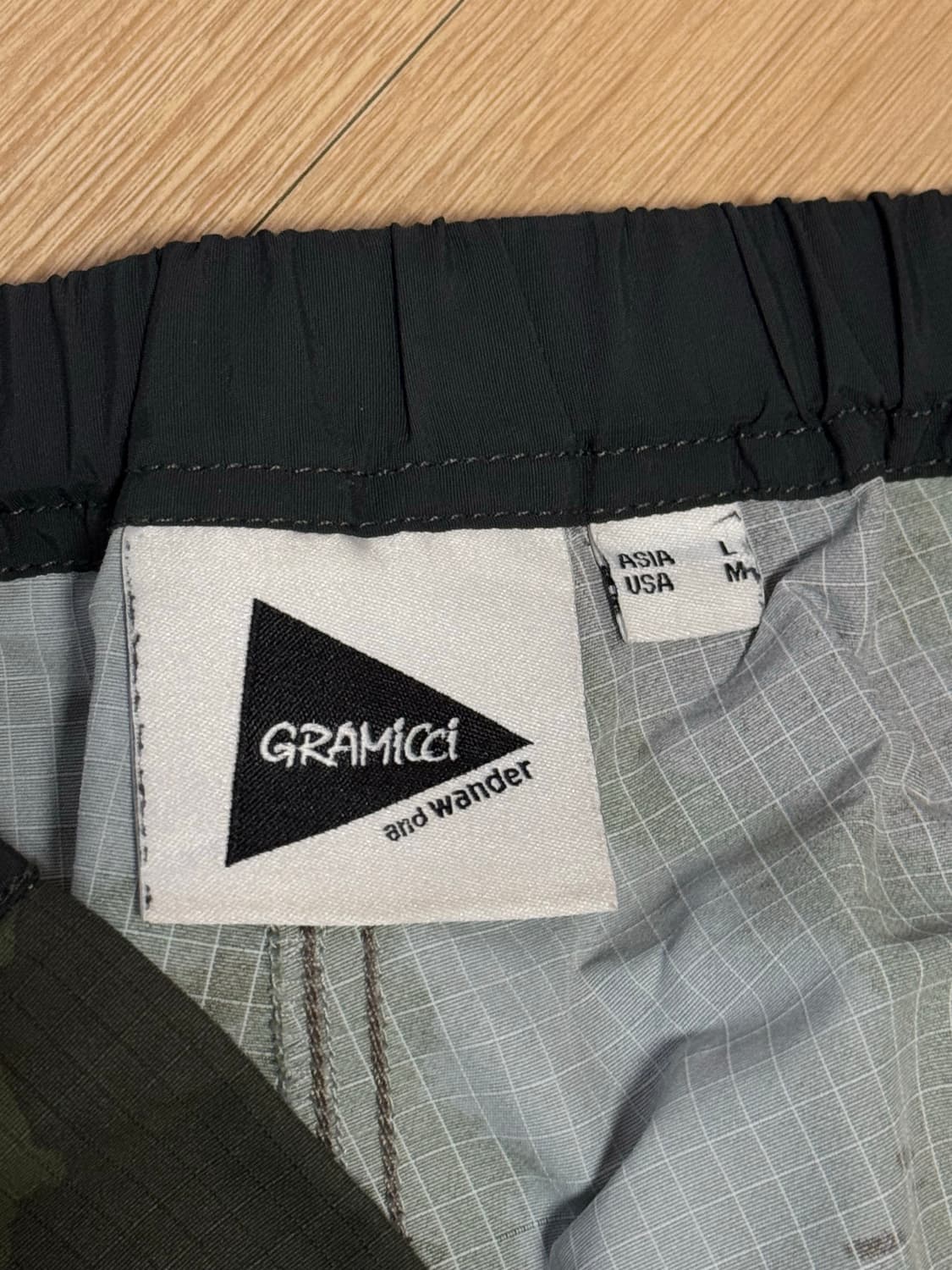 [M] 앤드원더 x 그라미치 립스탑 보이저 카고 팬츠 카모 상품이미지4