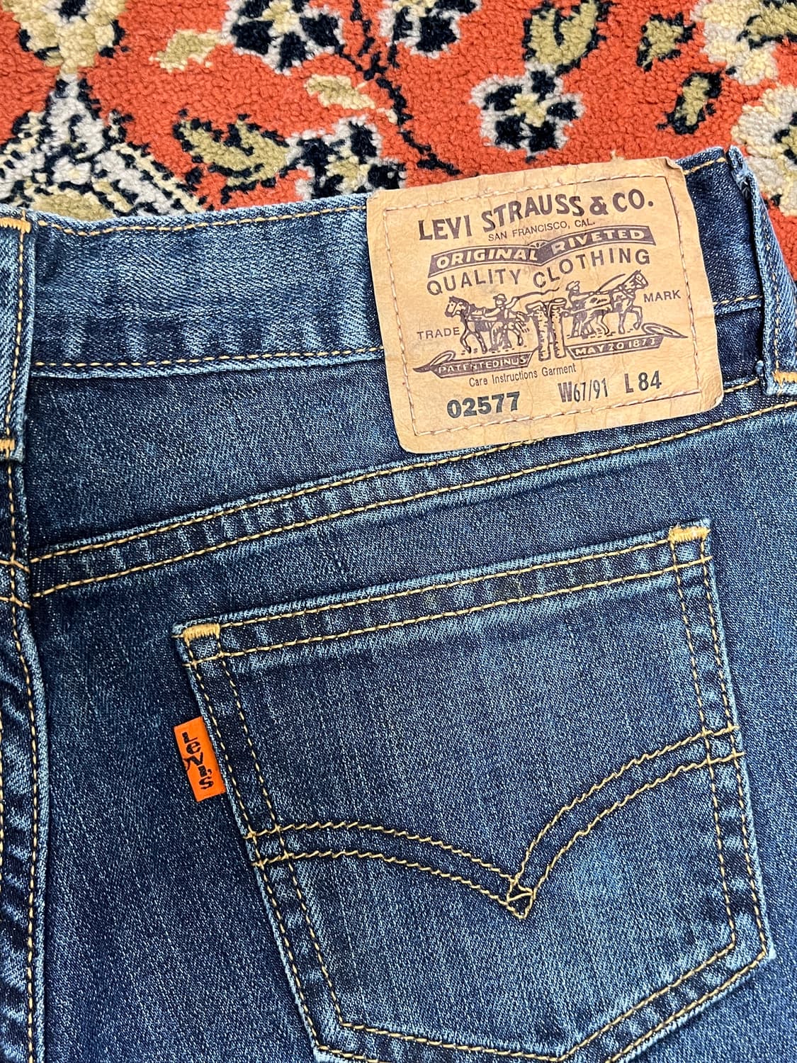 [27-28]리바이스 오렌지탭 부츠컷 데님 577 상품이미지3