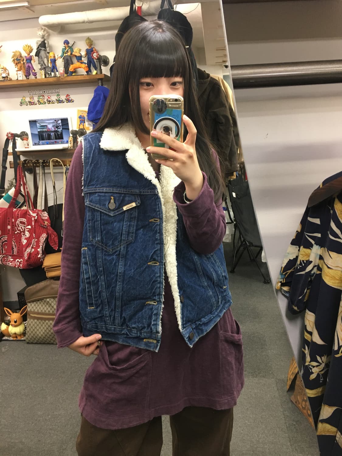 70s 데님 sheplers 조끼 베스트 상품이미지1